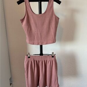 Women's Pink Pajama Set